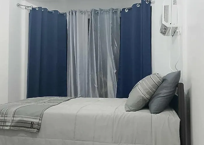 1 Bedroom Unit For 4 With Balcony, Pool, Wifi At Newport Across Naia T3